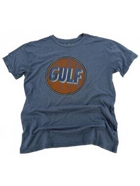 Vintage Tre Vero Retro Brand T-Shirt Medium Blue Faded Soft Vintage